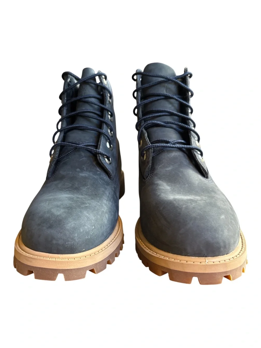 TIMBERLAND JUNIOR 6-INCH PREMIUM WATERPROOF BOOT NAVY BLUE NWOT SZ 4.5